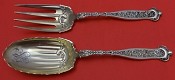 Salad Serving Set vermeil  9