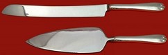 Wedding Cake Set custom made  Two Piece Wedding Cake Set  Which Includes: Wedding Cake Knife 11”  & Cake Server 9”  - Flemish by Tiffany - Sterling