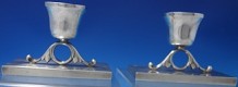 Candle Holder pair  12.9toz  4