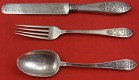 Junior Set 3-pc  knife HH AS w/ rooster  7 1/4