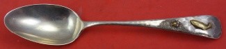Teaspoon w/ copper crab & gold fish  5 3/4