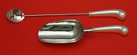 Bar Set **made to order 2-pc Bar Set Which Includes: Martini Spoon 12” & Ice Scoop 9” HH WS - Williamsburg Shell by Stieff - Sterling