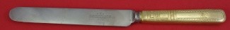 Dinner Knife w/ swan crest  10 3/4