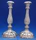 Candlestick pair  1863 Vienna by CS  13=812 silver  14.75oz pair  10 1/2