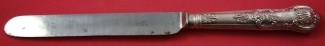 Dinner Knife  - Queens by George Adams - Sterling - With Monogram