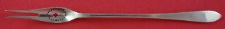 Pickle Fork 2-tine  long  pierced  6 3/4