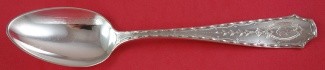 Serving Spoon  - Marquise Engraved by Tiffany - Sterling - With Monogram
