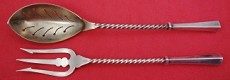 Olive Set 2-pc  w/ fork & spoon  5