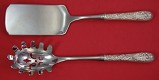 Italian Set Made to Order Two Piece Italian Set which includes:  Lasagna Server 11” & Pasta Server 11” - Repousse by Kirk - Sterling