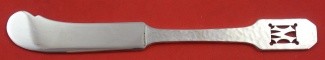 Butter Spreader flat handle w/ pierced mono 