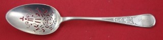 Ice Spoon pierced w/ frog & seawood  10 1/4