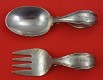 Baby Set 2-pc  bent handle  3 3/4