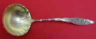 Gravy Ladle GW  brite-cut lily of the valley in bowl  7 1/4