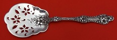 Tomato Server pierced  w/ orange blossom  8