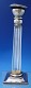 Candlestick #C2807  w/ crystal stem  8