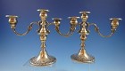 Candelabra # 750  Duchess  pair  3 light  weighted  8 1/4