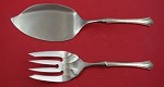 Fish Serving Set / Salmon  **made to order  fork fluted 9 1/4