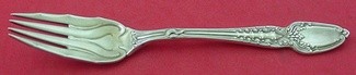 Pastry Fork 4-tine rare design above tines  6