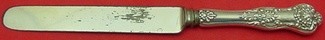 Regular Knife bad blade  - New King by Dominick and Haff - Sterling - With Monogram