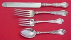 Dinner 4-pc Setting availability based on stock listed below - Violet by Whiting - Sterling - With Monogram