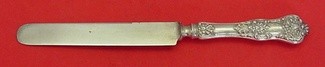Dinner Knife blunt  silverplate blade  10 1/8