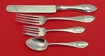 Dinner 4-pc Setting availability based on stock listed below  - Napoleonic by Shreve - Sterling - With Monogram