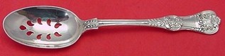 Pierced Serving Spoon **made to order  9-hole  8 1/2