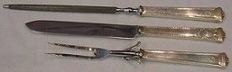 Roast Carving Set 3-pc - San Lorenzo by Tiffany - Sterling