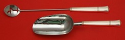 Bar Set **made to order 2-pc Bar Set Which Includes: Martini Spoon 12” & Ice Scoop 9” HH WS - Windham by Tiffany - Sterling