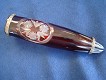 Crystal Cranberry Cut Glass Tussie Mussie j1200