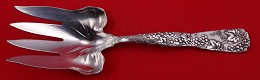 Fish Serving Fork w/ grape motif  9 5/8
