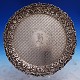 Tray / Wine Coaster w/ diaper work (hand engraving) 925/1000 4.5ozt 5 3/4