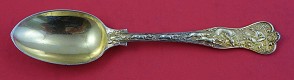 Dessert Spoon  vermeil  London 1927  SG=Garrard & Co.  7 1/4