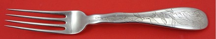 Dinner Fork w/ lilies 8