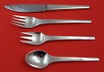 Dinner 4-pc Setting availability based on stock listed below  - Caravel by Georg Jensen - Sterling