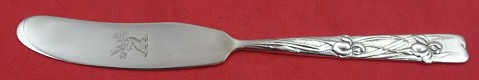 Butter Spreader flat handle from Roslyn Berlin collection pictured in the book 