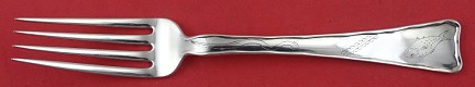 Dinner Fork w/ fish & snake  8