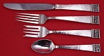 Dinner 4-pc Setting availability based on stock listed below - Dynasty by Old Newbury Crafters - Sterling 