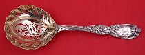 Pea Spoon light gold-washed pierced scalloped bowl 7