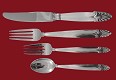 Dinner 4-pc Setting availability based on stock listed below - Empress by International - Sterling