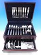 Parallel by Georg Jensen Sterling Silver Flatware Set 8 Service 60 pieces Dinner
