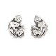 Sterling Kalo Oak Leaf and Acorn Earrings Hand wrought by Bjarne Axness j6838