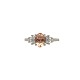 14K White Gold  1.19ct Precious Topaz and .17ct Diamond Ring size 6.5  j7113