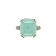20K White Gold 4.05 carat Aquaprase Ring size 4.5  j7214