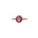 14K Rose Gold 1.92 carat Pink Spinel Solitaire Ring size 6.75 j7321