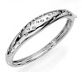 Rotenier Dazzle Hinged Bangle Bracelet JT0164-00