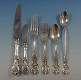 Francis I Reed & Barton Sterling Silver Flatware 8 Set 54 Pieces New Script Marks